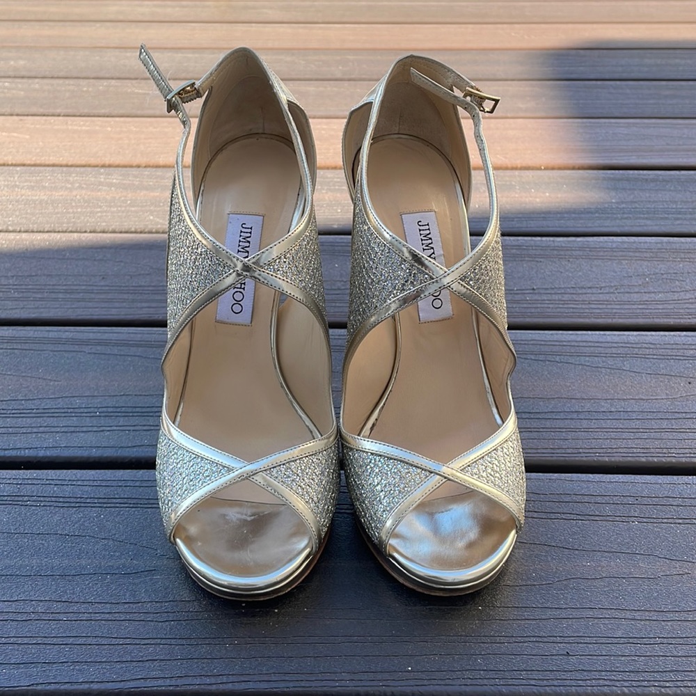 JIMMY CHOO sparkly heels!